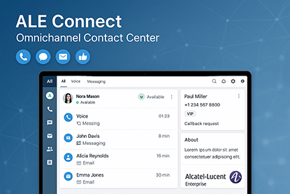 مرکز تماس اومنی‌چنل ALE Connect آلکاتل – Alcatel ALE Connect Omnichannel Contact Center