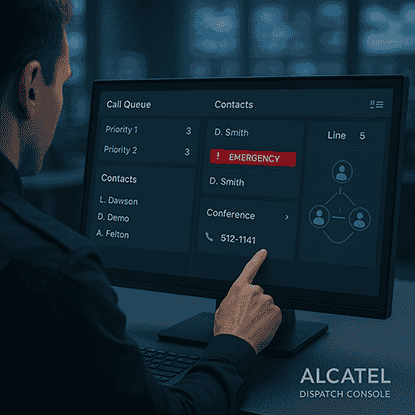 کنسول دیسپچینگ آلکاتل برای مراکز کنترل – Alcatel Dispatch Console for Control Centers