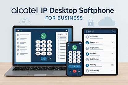 نرم‌افزار VoIP آلکاتل برای کسب‌وکار – Alcatel VoIP Softphone for Business